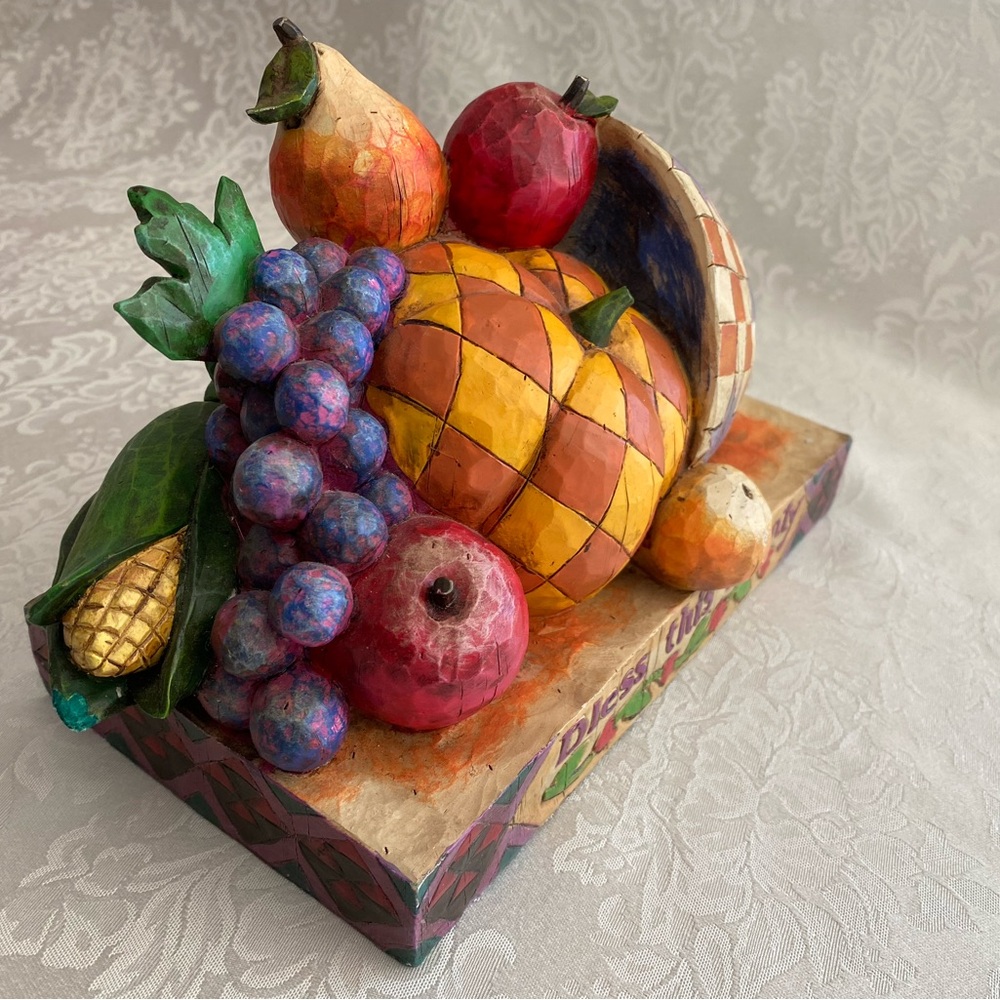 Jim Shore Heartwood Creek Bless This Bounty Collectable
